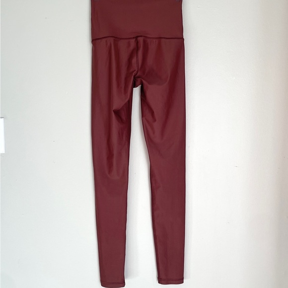 Aerie Offline High-Waisted Rust Leggings - Picture 2 of 7